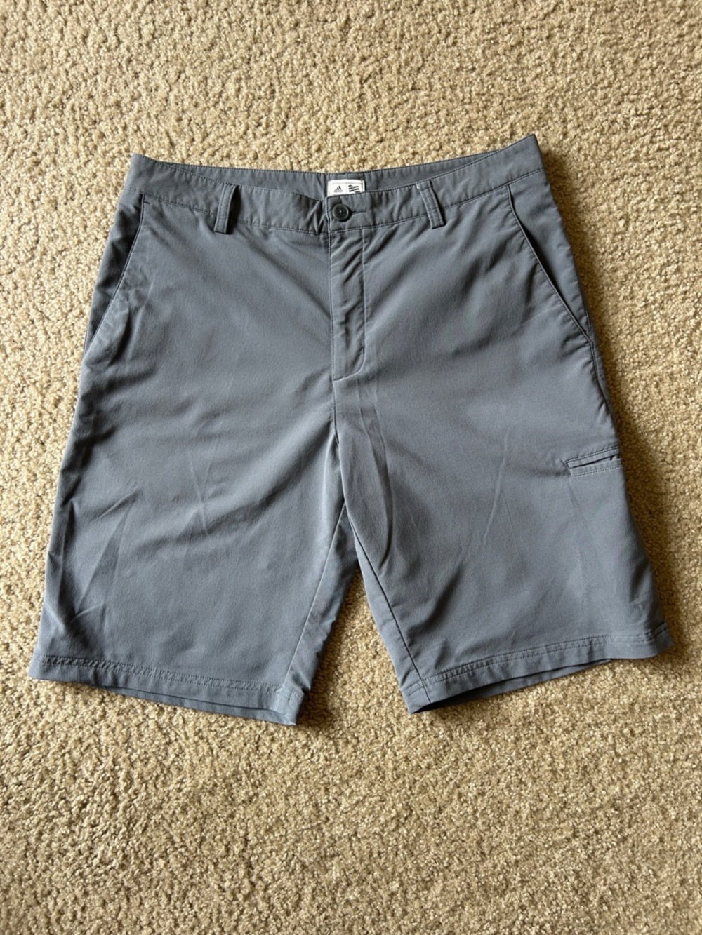 Adidas Performance 10” Grey Golf Shorts Men's Size 32